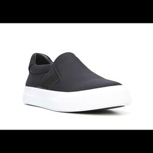 Vince Torin Black Fabric platform sneaker